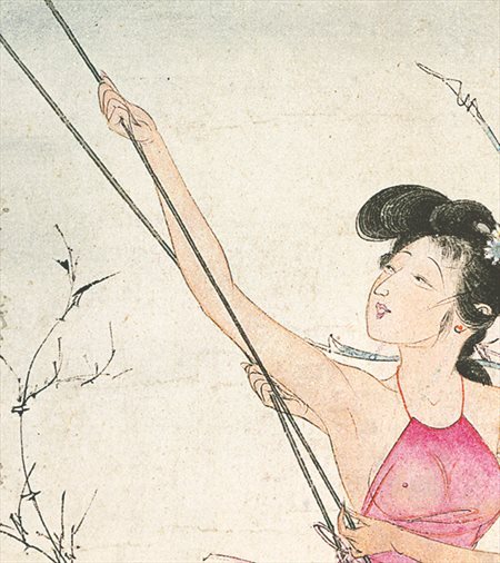 金寨-胡也佛的仕女画和最知名的金瓶梅秘戏图